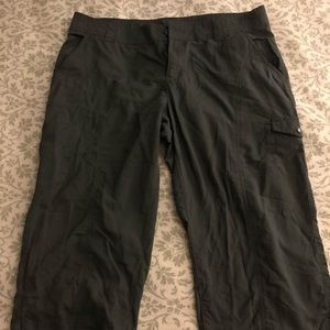 Charcoal Grey Columbia Hiking Capris